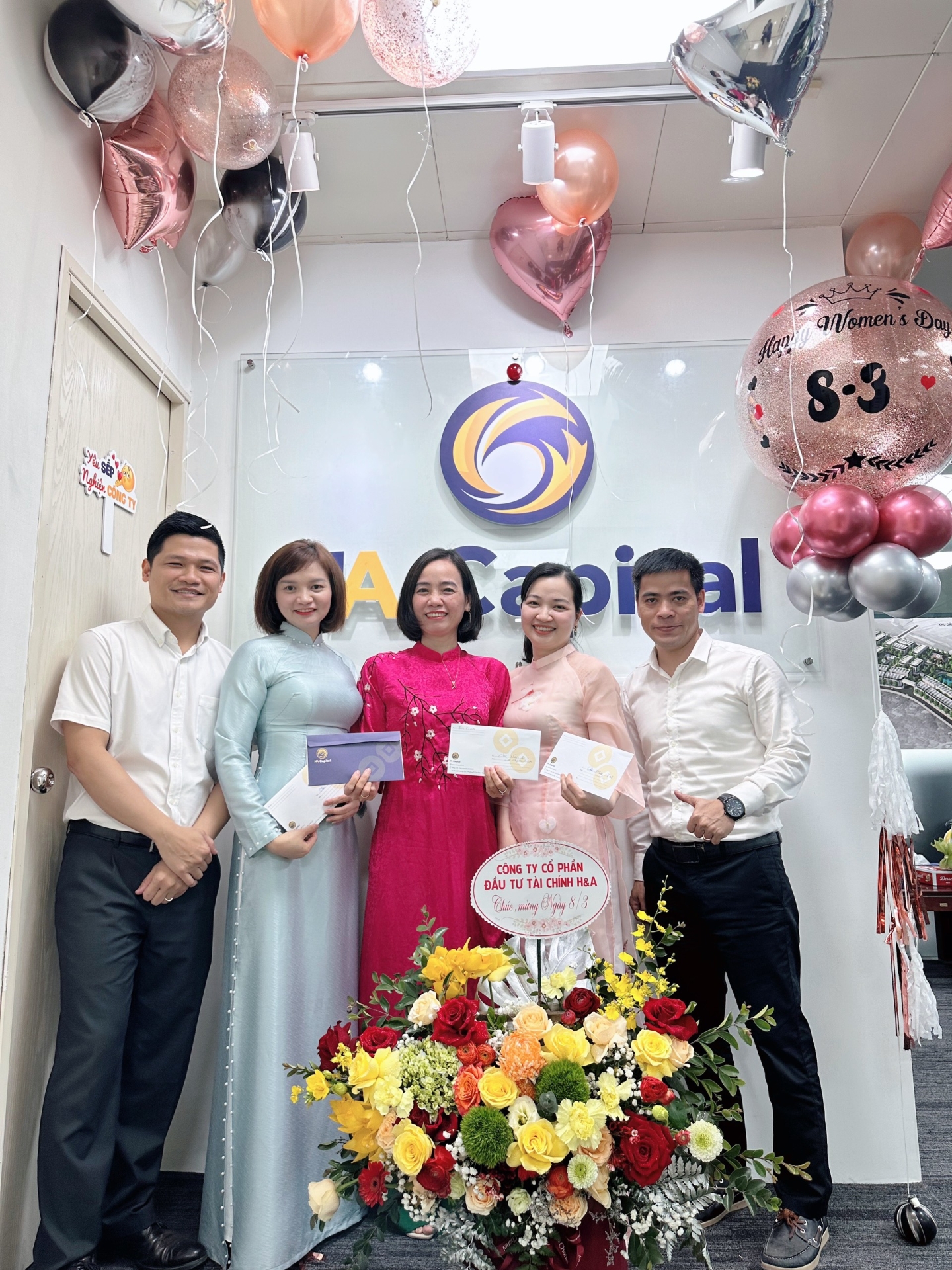 CÔNG TY CỔ PHẦN ĐẦU TƯ TÀI CHÍNH H&A CHÚC MỪNG NGÀY QUỐC TẾ PHỤ NỮ 08/3