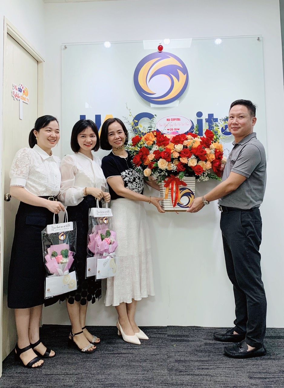 CÔNG TY CỔ PHẦN ĐẦU TƯ TÀI CHÍNH H&A CHÚC MỪNG NGÀY PHỤ NỮ VIỆT NAM 20/10
