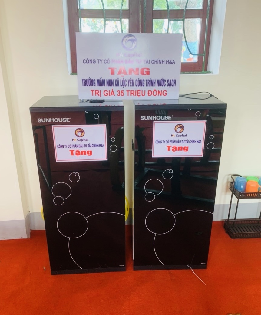 CÔNG TY CỔ PHẦN ĐẦU TƯ TÀI CHÍNH H&A TRAO TẶNG CÔNG TRÌNH NƯỚC SẠCH